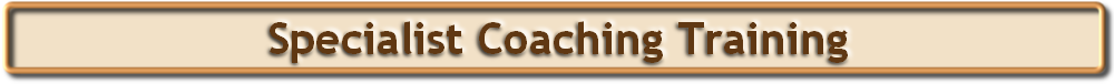 Specialist Coaching Training